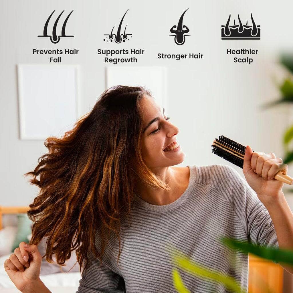 Hair Nourish: Enhance Hair Vitality and Scalp Health Naturally - 30 Capsules - VEDICURA