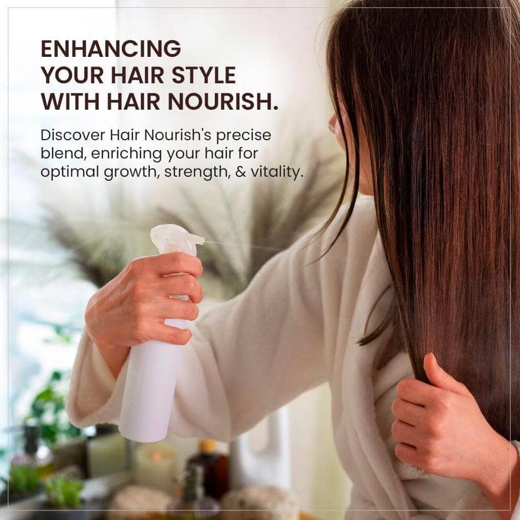 Hair Nourish: Enhance Hair Vitality and Scalp Health Naturally - 30 Capsules - VEDICURA
