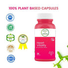 Heart Vitality - Premium Cardiovascular Support Formula - 30 Cap - VEDICURA