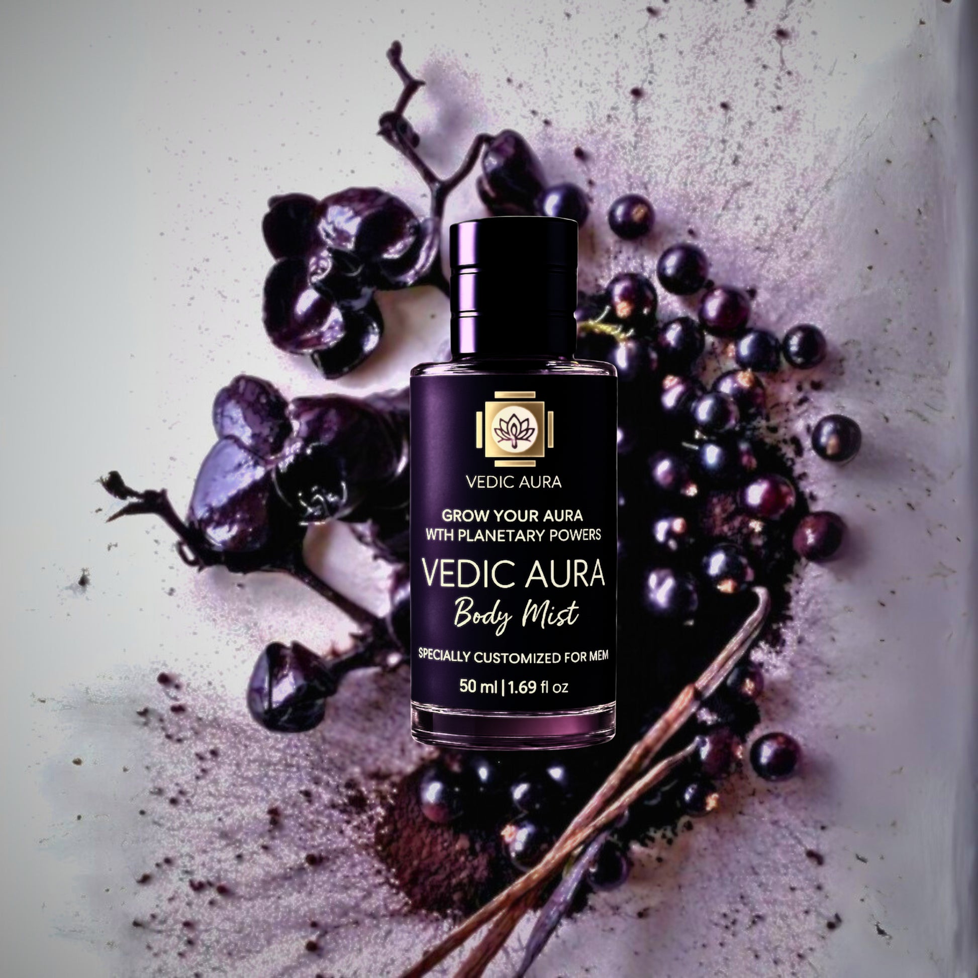 Vedic Aura Body Mist for Men - Command Respect and Exude Power with Every Spray