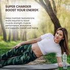 Supercharger: Ayurvedic Supplement for Men's Vitality and Wellness -30 Vegan Capsules - VEDICURA