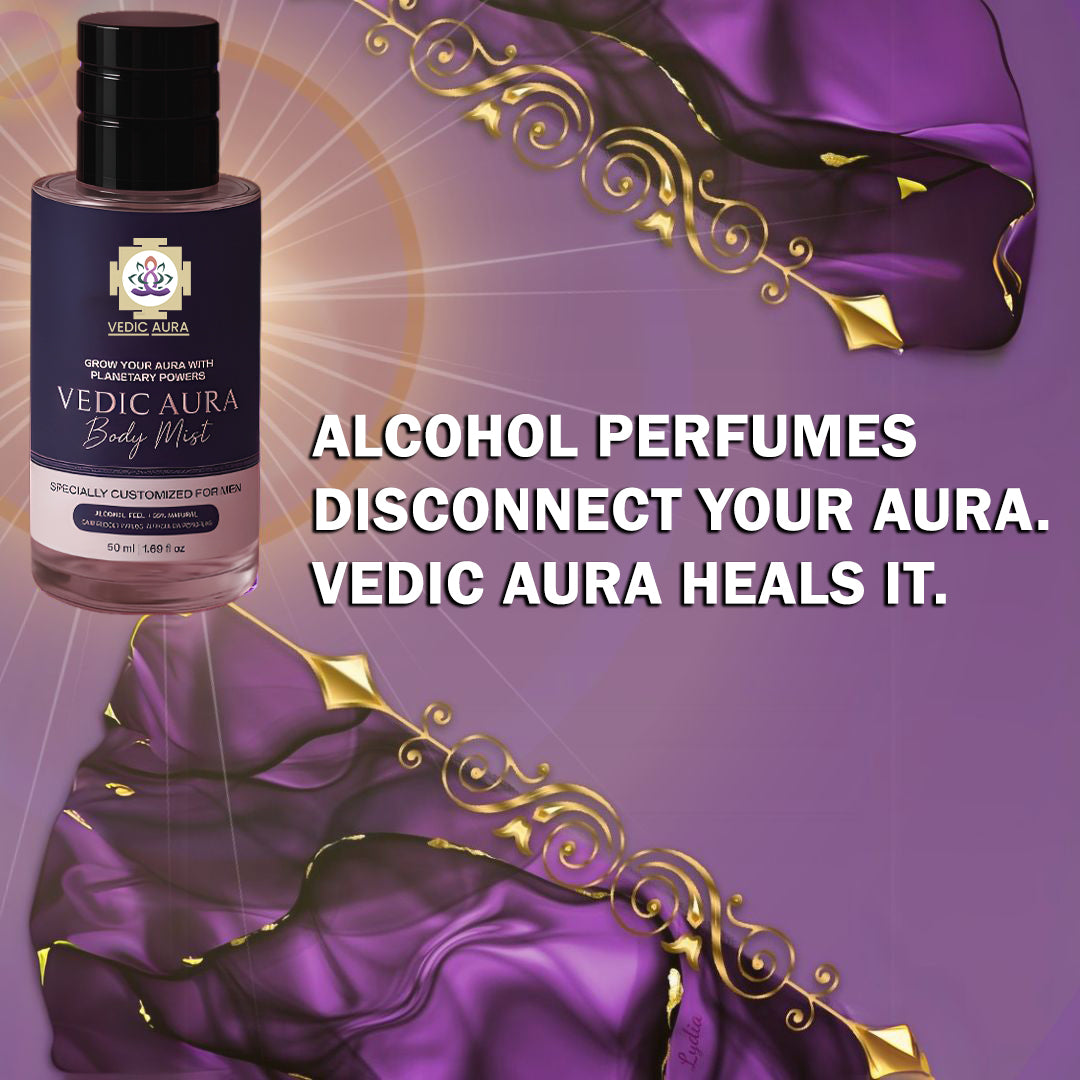 Vedic Aura Body Mist for Men - Command Respect and Exude Power with Every Spray